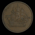 Canada, unknown, 1/2 penny <br /> 1835