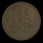 Canada, unknown, 1/2 penny <br /> 1835