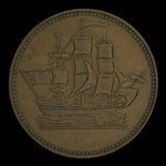 Canada, unknown, 1/2 penny <br /> 1835