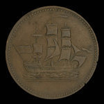 Canada, unknown, 1/2 penny <br /> 1835