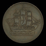 Canada, unknown, 1/2 penny <br /> 1835