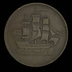 Canada, unknown, 1/2 penny <br /> 1835