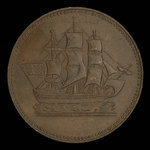 Canada, unknown, 1/2 penny <br /> 1835