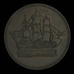 Canada, unknown, 1/2 penny <br /> 1835