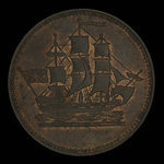 Canada, unknown, 1/2 penny <br /> 1835