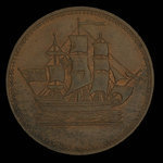 Canada, unknown, 1/2 penny <br /> 1835