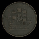 Canada, unknown, 1/2 penny <br /> 1835