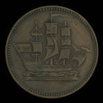 Canada, unknown, 1/2 penny <br /> 1835