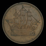 Canada, unknown, 1/2 penny <br /> 1835