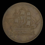 Canada, unknown, 1/2 penny <br /> 1835