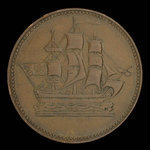 Canada, unknown, 1/2 penny <br /> 1835