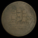 Canada, unknown, 1/2 penny <br /> 1835