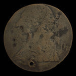 Canada, unknown, 1/2 penny <br /> 1838