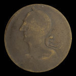 Canada, unknown, 1/2 penny <br /> 1838