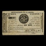 Canada, Wfd. Nelson & Co., 60 sous : July 22, 1837
