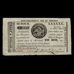 Canada, Wfd. Nelson & Co., 60 sous <br /> July 22, 1837