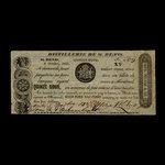 Canada, Wfd. Nelson & Co., 15 sous <br /> October 9, 1837