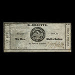 Canada, B. Joliette, 1 ecu <br /> November 20, 1838