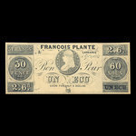 Canada, François Plante, 60 sous <br /> September 1, 1837