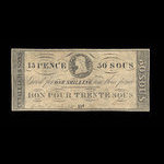 Canada, Cuvillier & Sons, 15 pence <br /> July 10, 1837