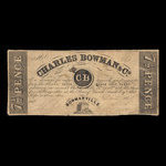 Canada, Charles Bowman & Co., 7 1/2 pence <br /> March 21, 1839