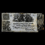 Canada, Harte & Watters, no denomination <br /> 1867