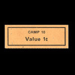 Canada, Camp 10, 1 cent <br /> November 1946