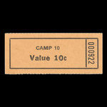 Canada, Camp 10, 10 cents <br /> November 1946