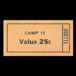 Canada, Camp 10, 25 cents <br /> November 1946