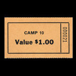 Canada, Camp 10, 1 dollar <br /> November 1946