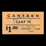 Canada, Camp 20, 1 dollar <br /> June 30, 1946