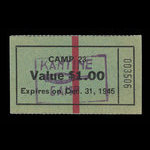Canada, Camp 23, 1 dollar <br /> December 31, 1945