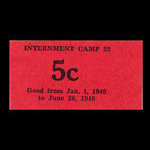 Canada, Camp 32, 5 cents <br /> June 30, 1946