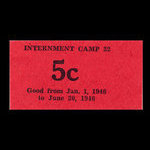 Canada, Camp 32, 5 cents <br /> June 30, 1946