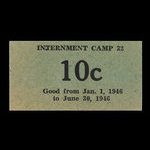 Canada, Camp 32, 10 cents <br /> June 30, 1946