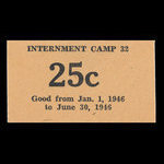 Canada, Camp 32, 25 cents <br /> June 30, 1946