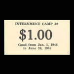 Canada, Camp 32, 1 dollar <br /> June 1, 1946