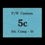 Canada, Camp 40, 5 cents <br /> May 1946