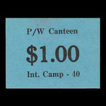 Canada, Camp 40, 1 dollar <br /> May 1946