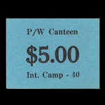 Canada, Camp 40, 5 dollars <br /> May 1946