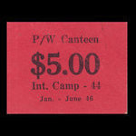 Canada, Camp 44, 5 dollars <br /> June 30, 1946