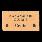 Canada, Kananaskis Camp, 5 cents <br /> January 1946