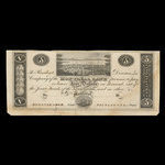 Canada, Montreal Bank, 5 dollars <br /> 1822