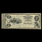 Canada, Jewett & Pitcher, 2 dollars <br /> December 1, 1873