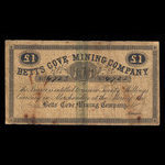 Canada, Betts Cove Mining Company, 1 pound <br /> 1886