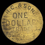Canada, R.C. & Son, 1 dollar <br /> 1914