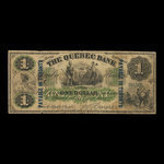 Canada, Quebec Bank, 1 dollar <br /> January 2, 1863
