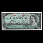 Canada, Bank of Canada, 1 dollar <br /> 1967