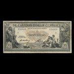 Canada, Canadian Bank of Commerce, 20 dollars <br /> January 2, 1917