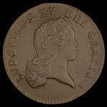 France, Louis XV, 2 sous <br /> 1719
